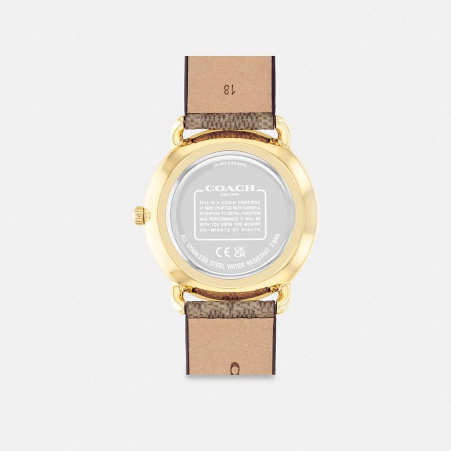 Relógios COACH Elliot, 36 Mm Feminino Marrom | 19476MIEJ