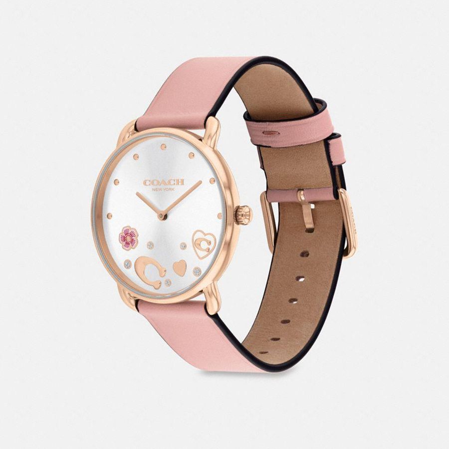 Relógios COACH Elliot, 36 Mm Feminino Rosa | 34780VJNI
