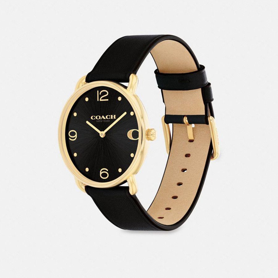 Relógios COACH Elliot, 36 Mm Masculino Pretas | 20948ZARD