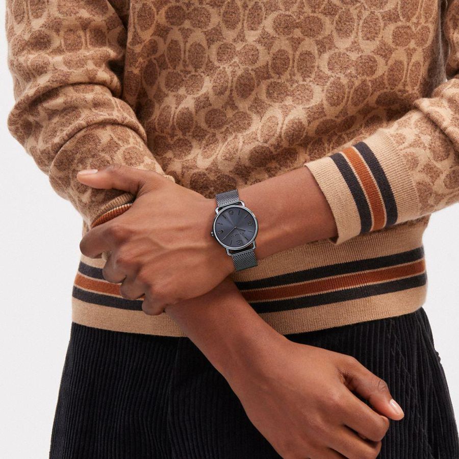 Relógios COACH Elliot, 41 Mm Masculino Azuis | 53081PVCW