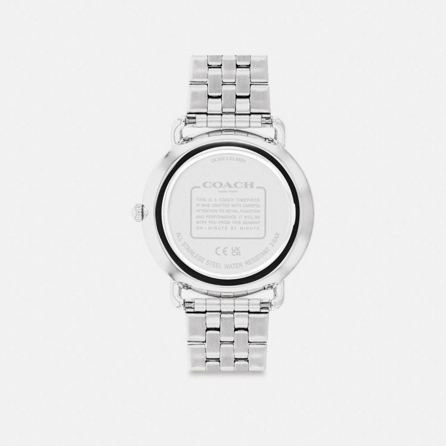 Relógios COACH Elliot, 41 Mm Masculino Prateadas | 94821SIBP