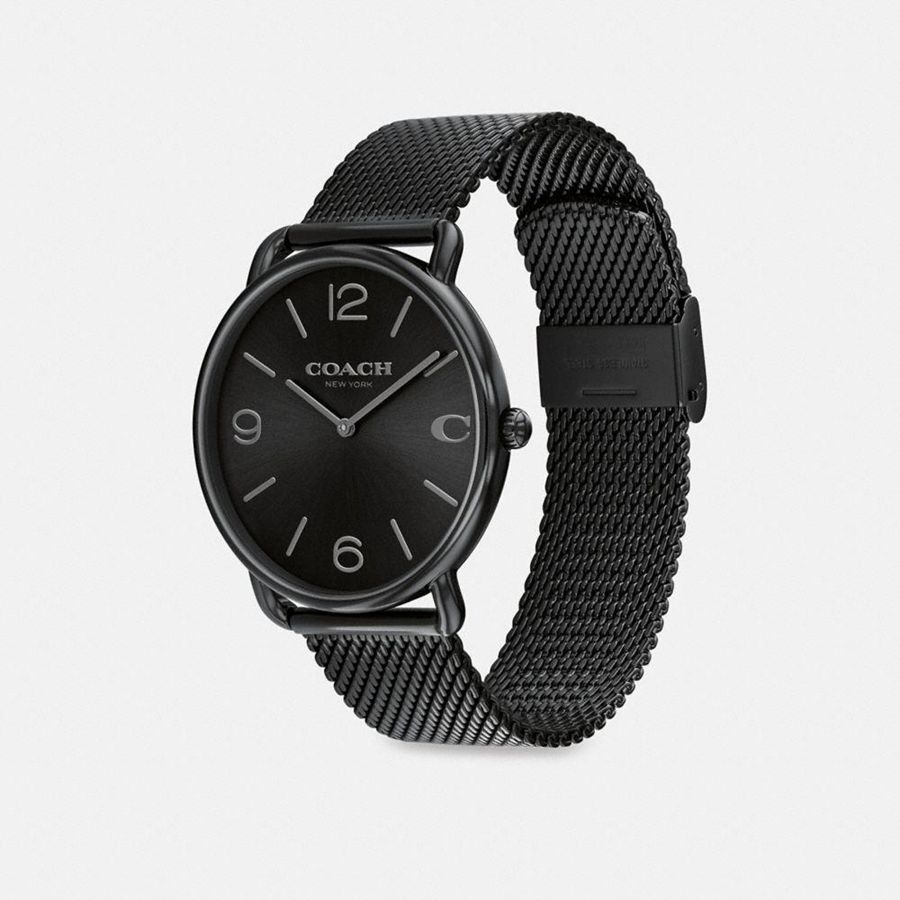 Relógios COACH Elliot, 41 Mm Masculino Pretas | 06375XAOF
