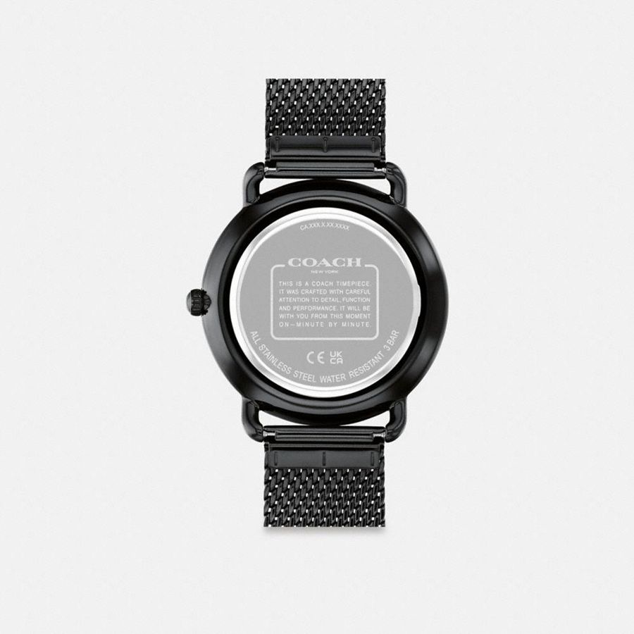 Relógios COACH Elliot, 41 Mm Masculino Pretas | 06375XAOF