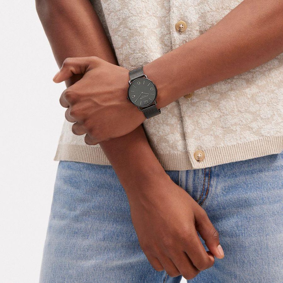 Relógios COACH Elliot, 41 Mm Masculino Pretas | 06375XAOF