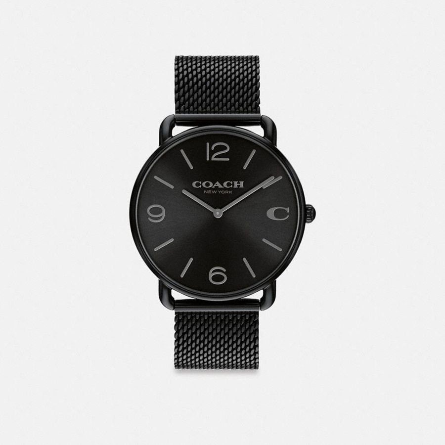 Relógios COACH Elliot, 41 Mm Masculino Pretas | 06375XAOF