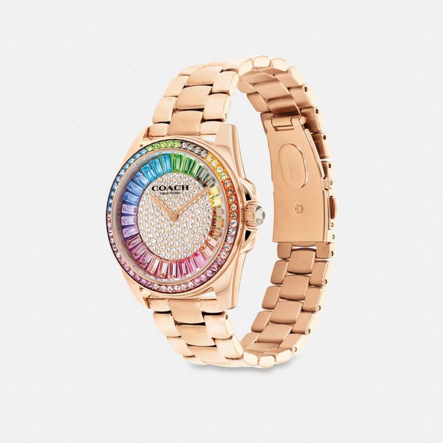 Relógios COACH Greyson, 36 Mm Feminino Douradas | 21034XQTH