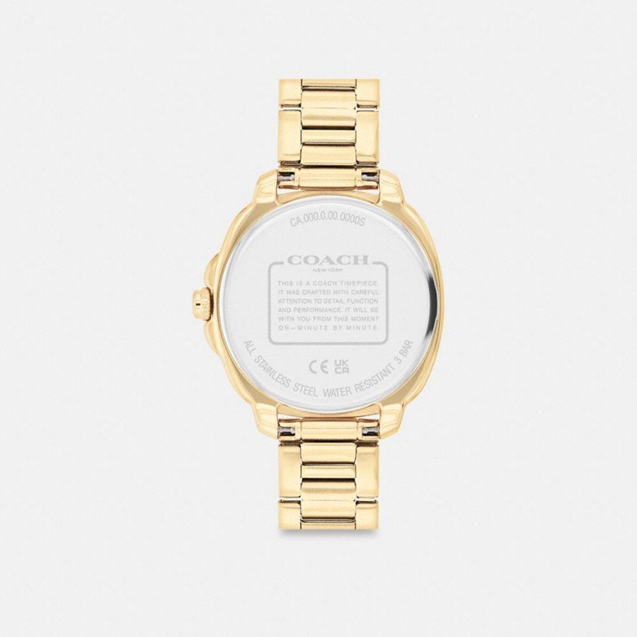 Relógios COACH Kitt Chronograph, 34 Mm Feminino Douradas | 47216MYRQ