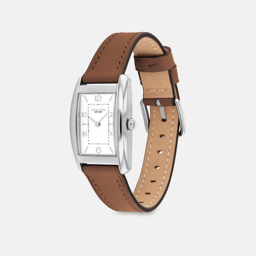 Relógios COACH Reese, 24 Mm X 35 Mm Feminino Marrom | 58692GYEL