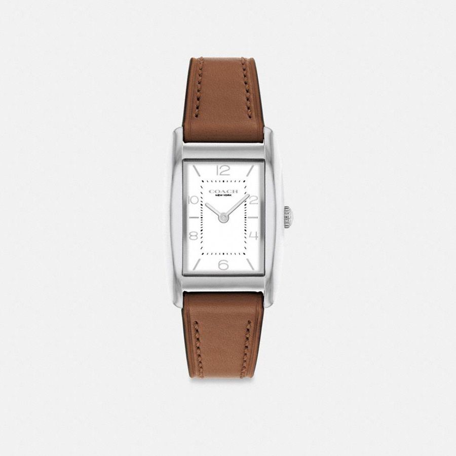Relógios COACH Reese, 24 Mm X 35 Mm Feminino Marrom | 58692GYEL