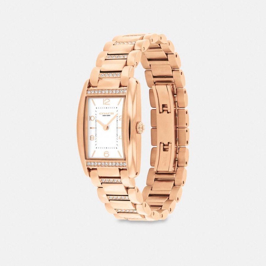 Relógios COACH Reese, 24 Mm X 35 Mm Feminino Douradas | 38915ENYW