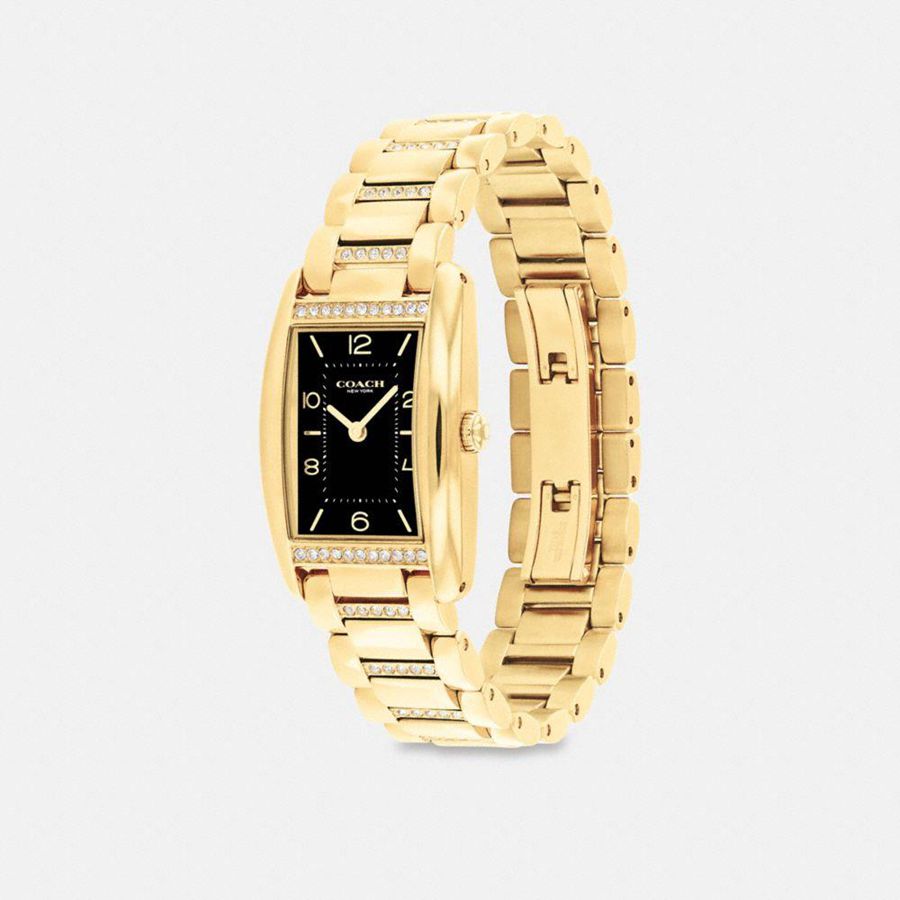 Relógios COACH Reese, 24 Mm X 35 Mm Feminino Douradas | 46582XWKG