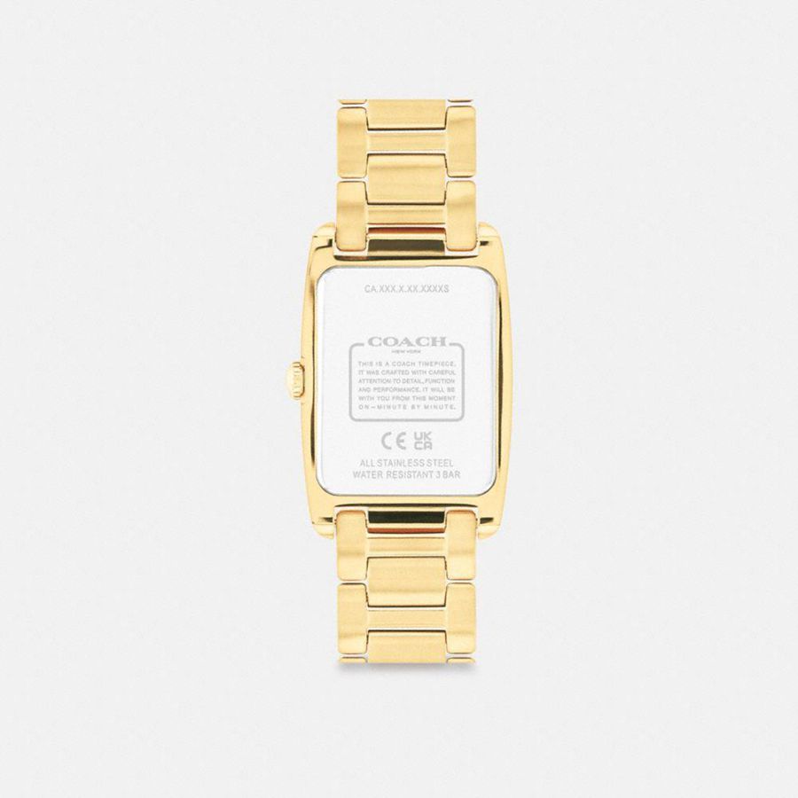 Relógios COACH Reese, 24 Mm X 35 Mm Feminino Douradas | 46582XWKG