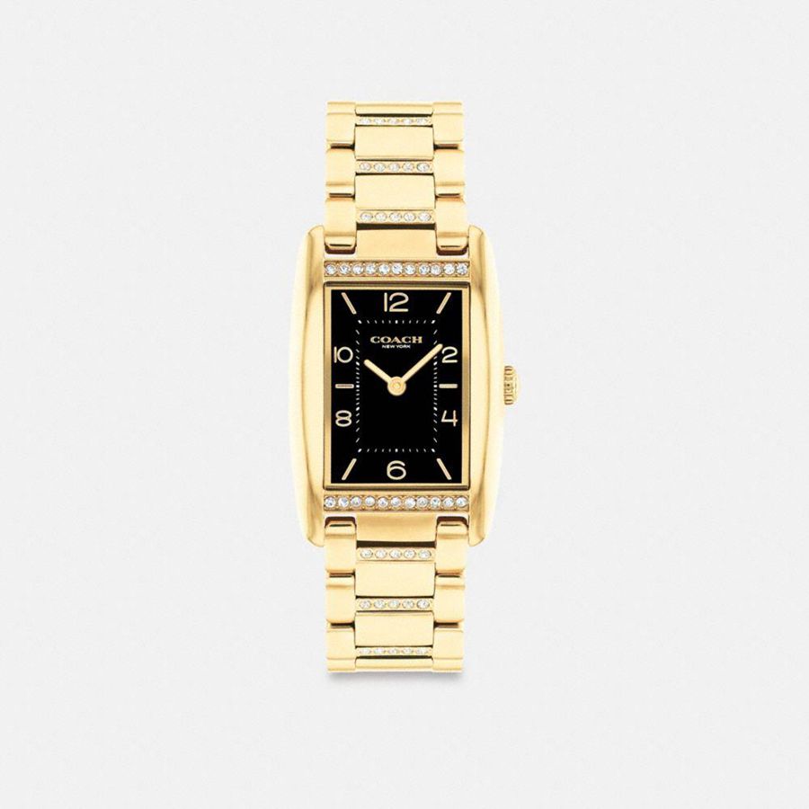 Relógios COACH Reese, 24 Mm X 35 Mm Feminino Douradas | 46582XWKG