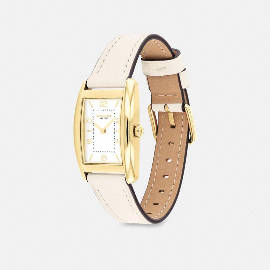 Relógios COACH Reese, 24 Mm X 35 Mm Feminino Branco | 96482TOSA