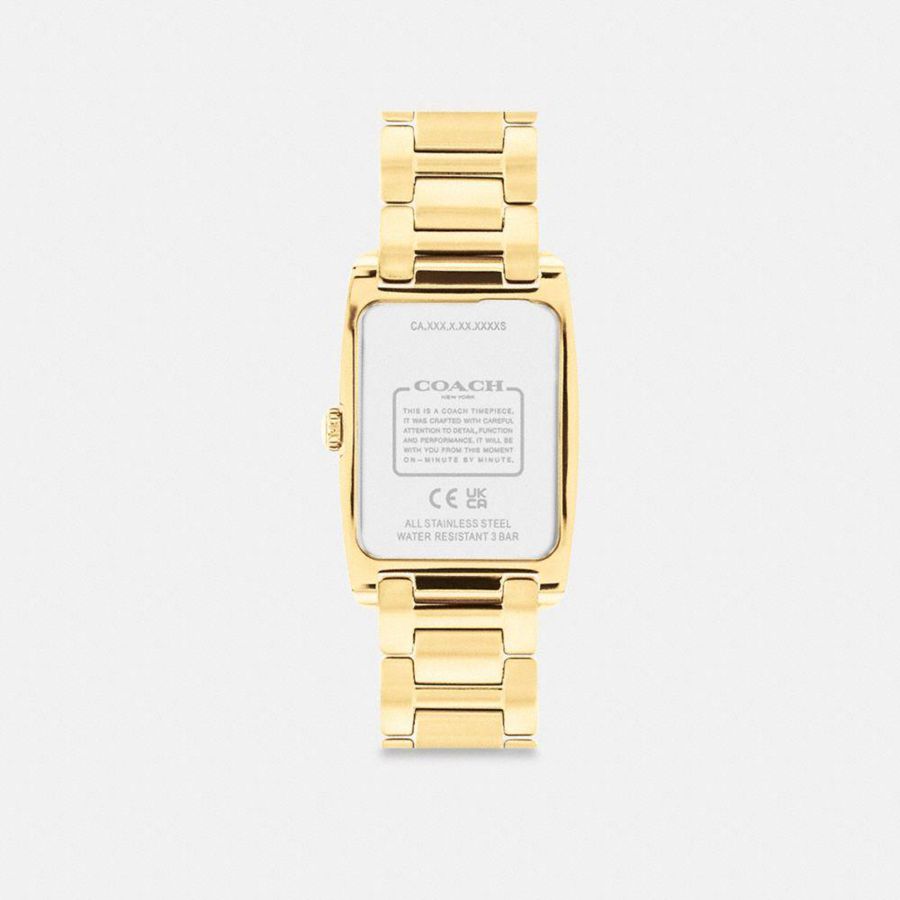 Relógios COACH Reese, 35 Mm X 24 Mm Feminino Douradas | 24570CZAR