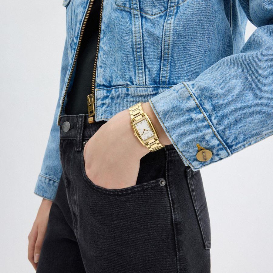 Relógios COACH Reese, 35 Mm X 24 Mm Feminino Douradas | 24570CZAR