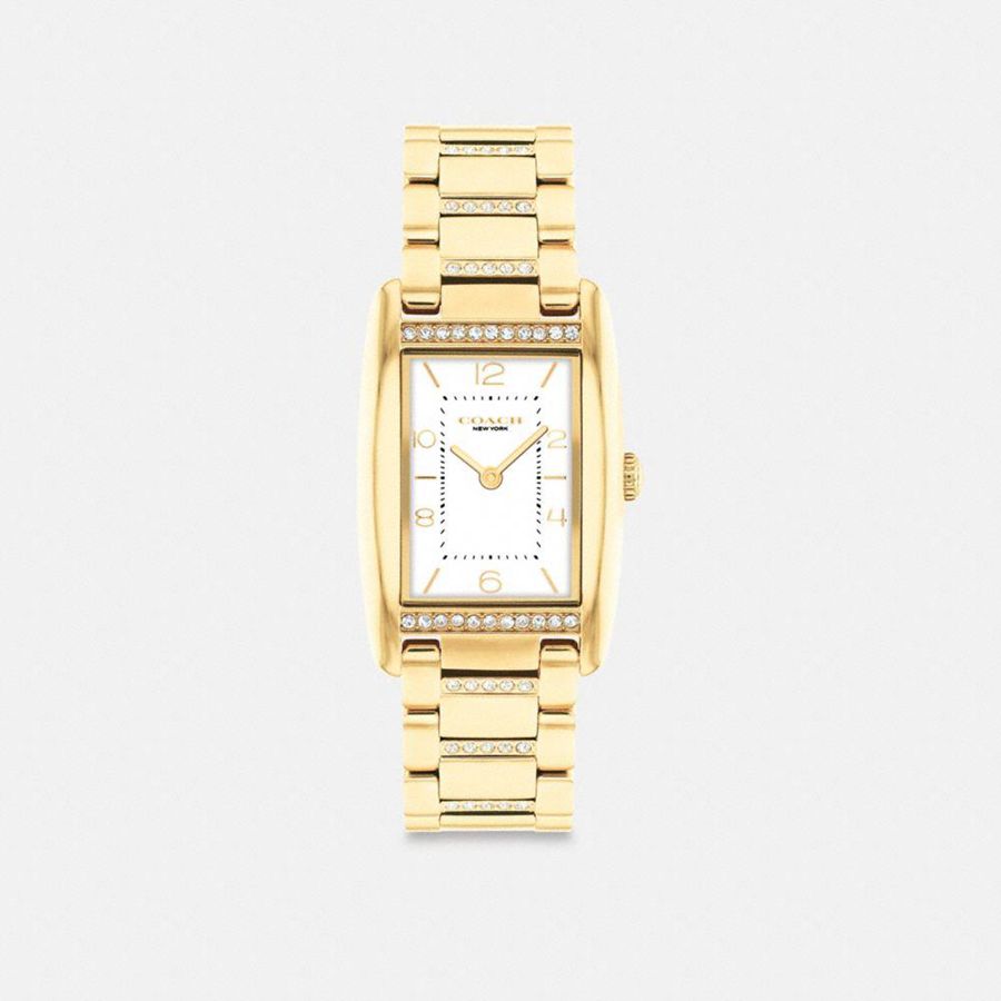 Relógios COACH Reese, 35 Mm X 24 Mm Feminino Douradas | 24570CZAR