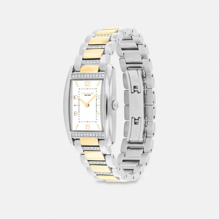 Relógios COACH Reese, 35 Mm X 24 Mm Feminino Prateadas | 13649DQXT