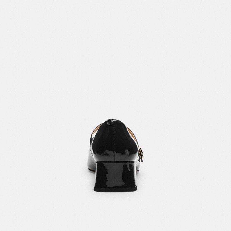 Saltos COACH Angelina Mary Jane Feminino Pretas | 89213FWIO