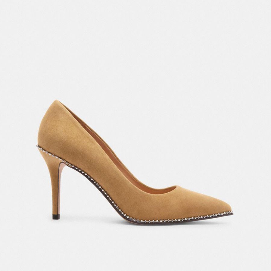 Saltos COACH Waverly Feminino Marrom | 04539YESX