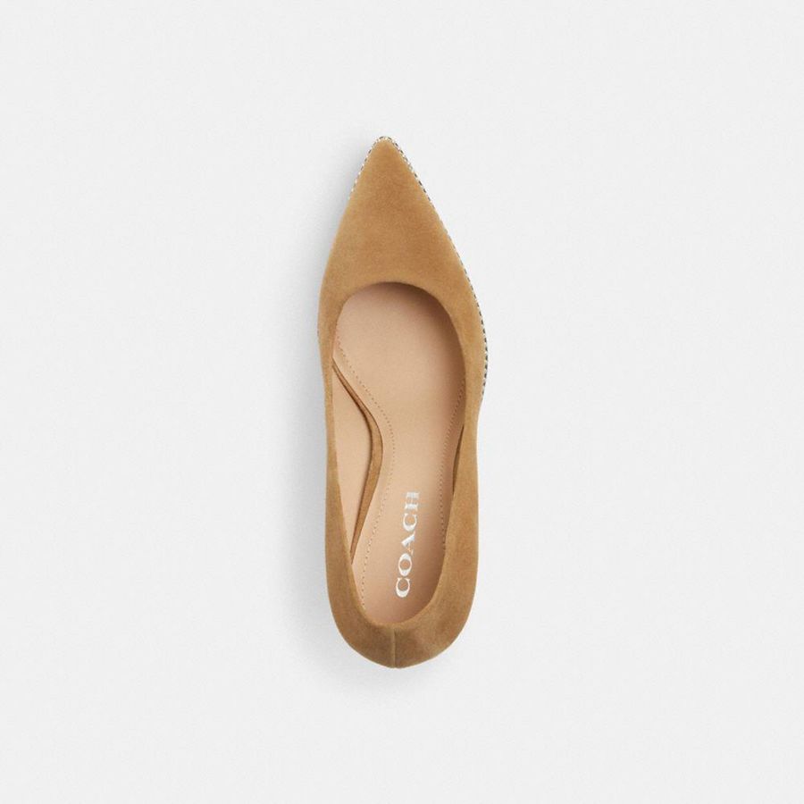 Saltos COACH Waverly Feminino Marrom | 04539YESX
