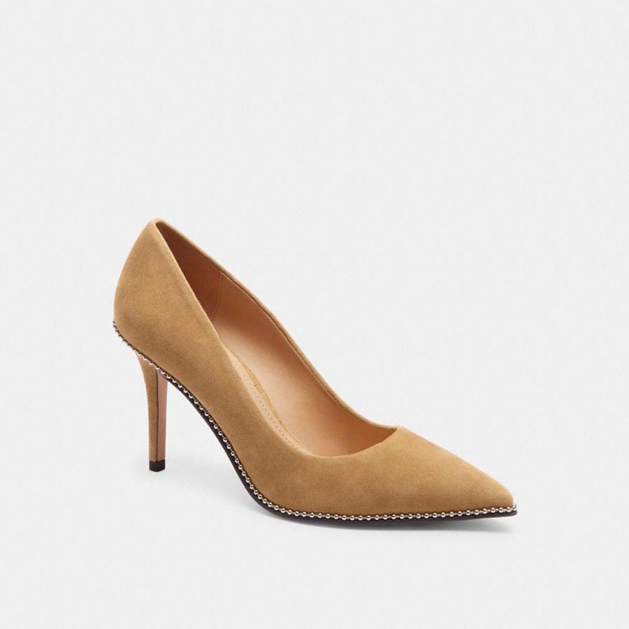 Saltos COACH Waverly Feminino Marrom | 04539YESX