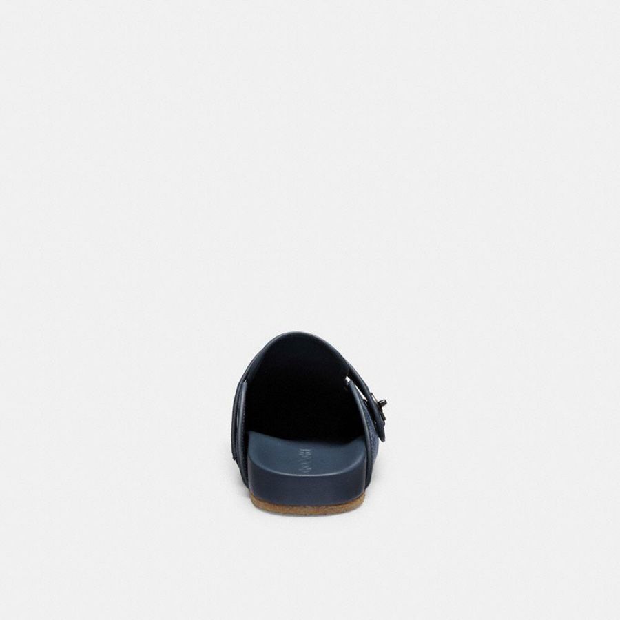 Sandálias COACH Blake Clog In Signature Denim Masculino Azuis | 70349XZOC