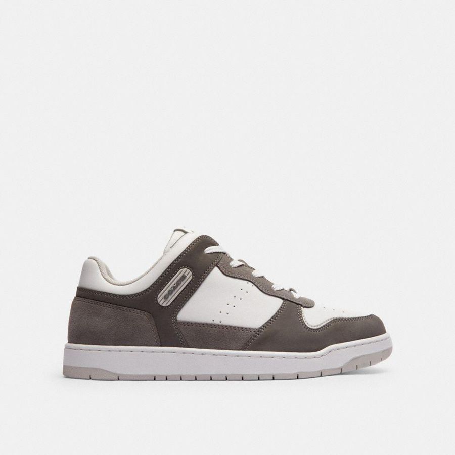 Tenis COACH C201 Masculino Cinzentas | 07428SUNV