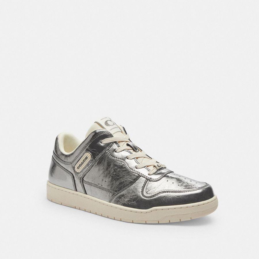 Tenis COACH C201 Masculino Cinzentas | 21983CIRD