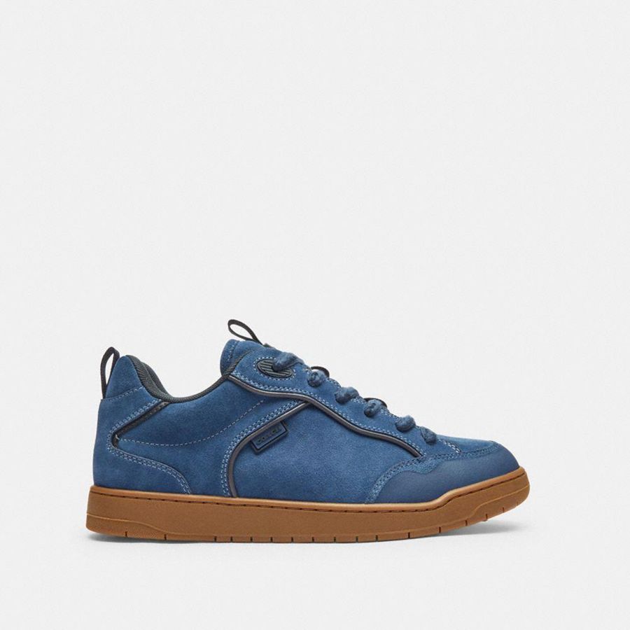 Tenis COACH C203 Masculino Azuis | 71896KZOL