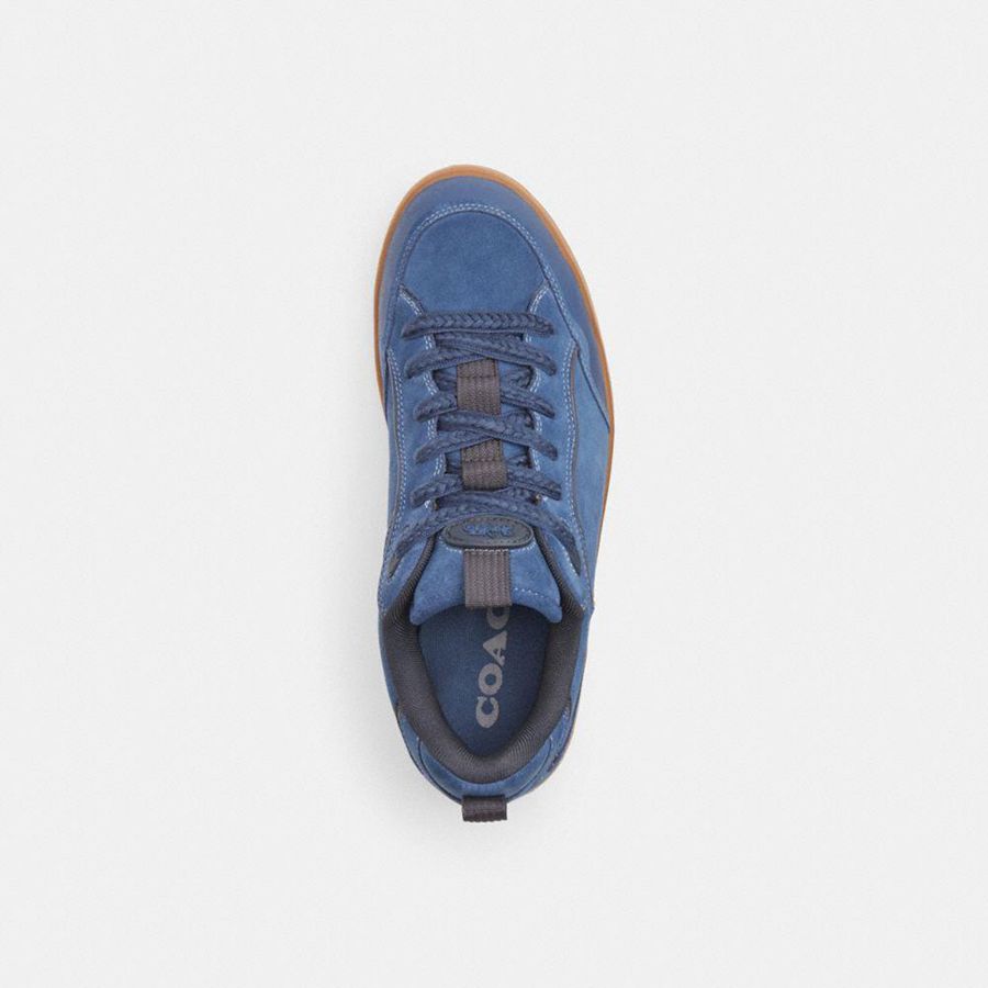 Tenis COACH C203 Masculino Azuis | 71896KZOL