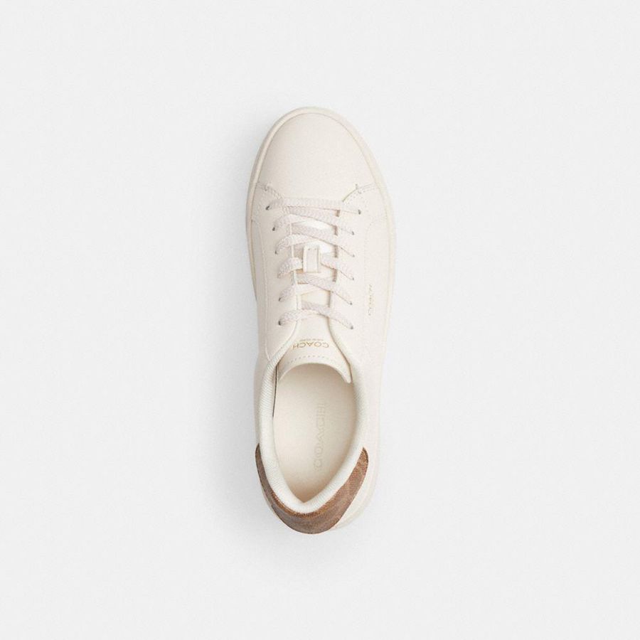 Tenis COACH High Line Feminino Branco | 78026AVWF