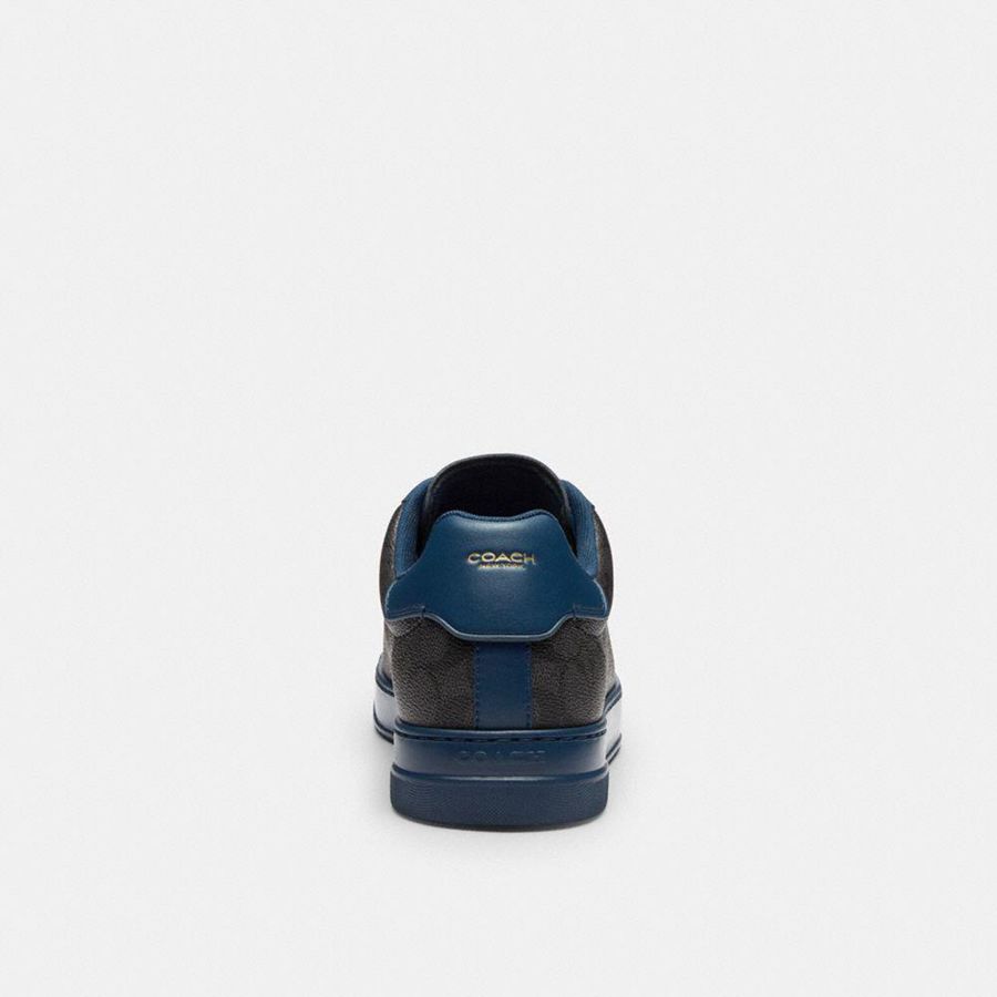 Tenis COACH High Line In Signature Canvas Masculino Cinzentas | 65932EWSQ
