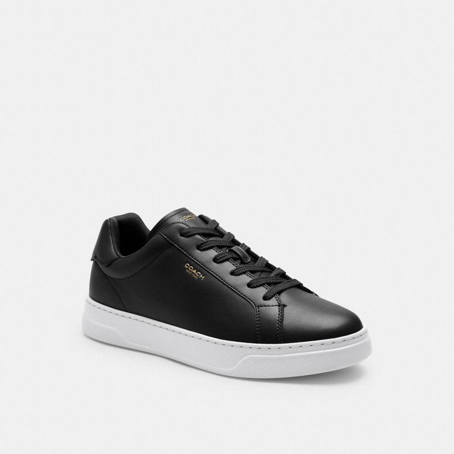 Tenis COACH High Line Masculino Pretas | 82761WDJU