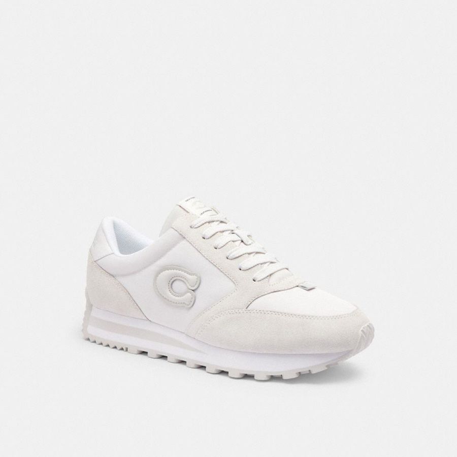 Tenis COACH Runner Feminino Branco | 19273YFXW