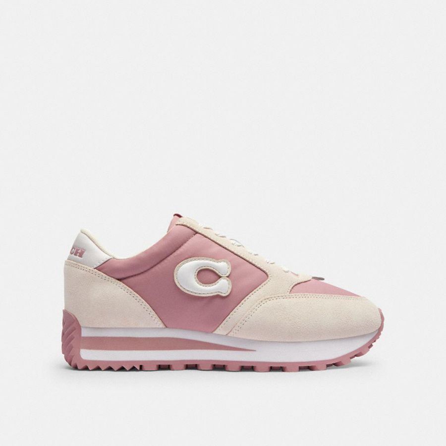 Tenis COACH Runner Feminino Rosa | 47560XPTV