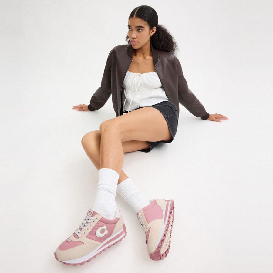 Tenis COACH Runner Feminino Rosa | 47560XPTV