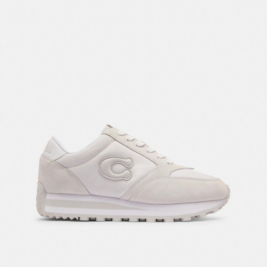 Tenis COACH Runner Masculino Branco | 63508XIHW