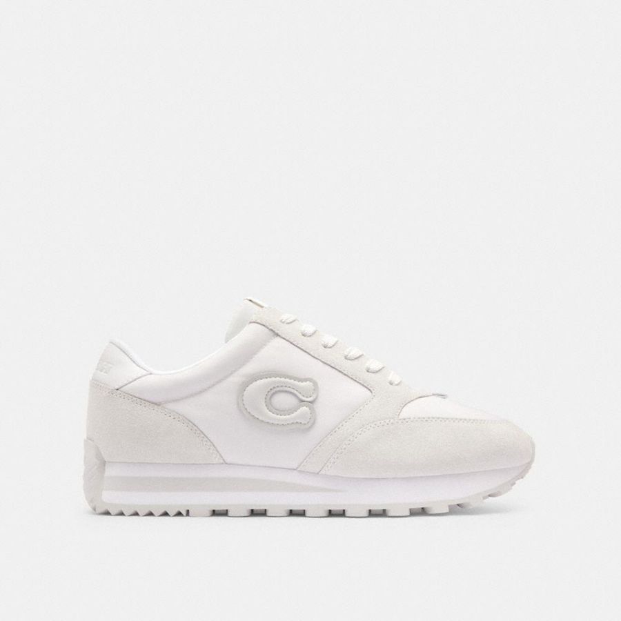 Tenis COACH Runner Masculino Branco | 85476LAIJ