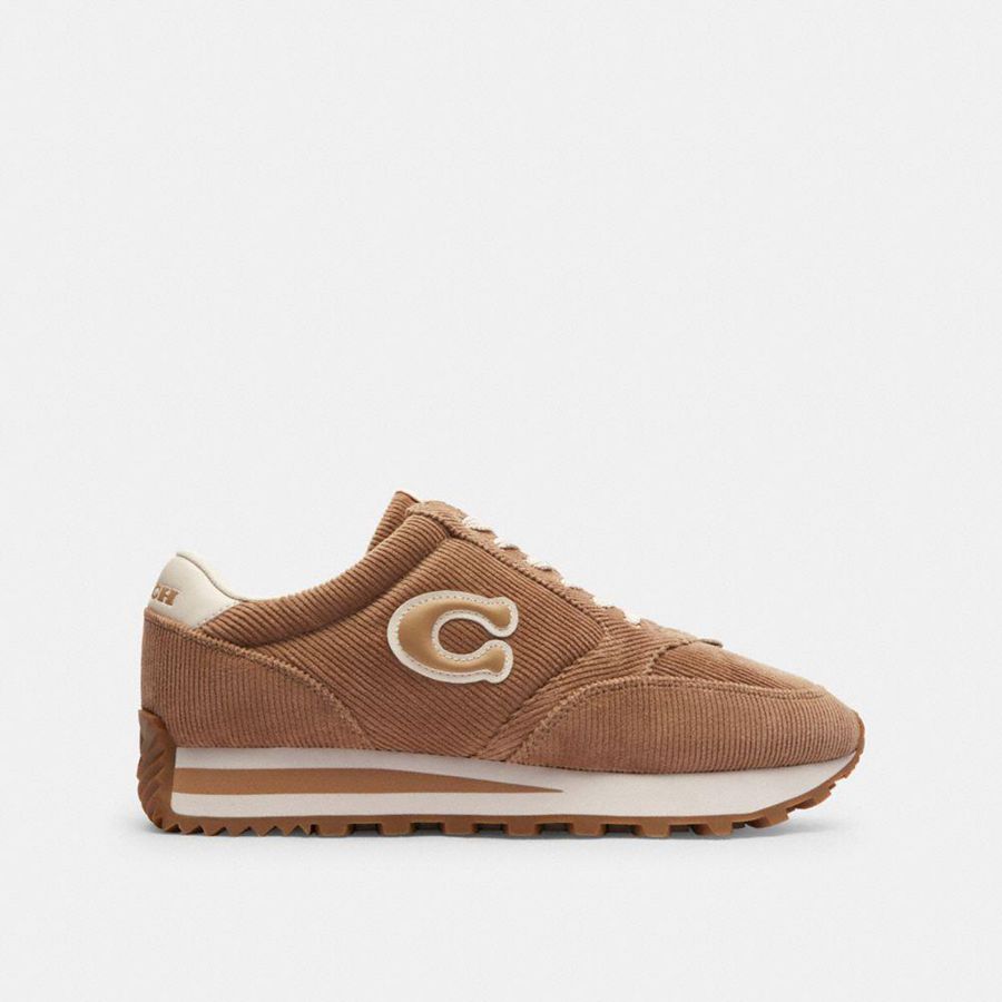 Tenis COACH Runner Masculino Marrom | 61905UDGC
