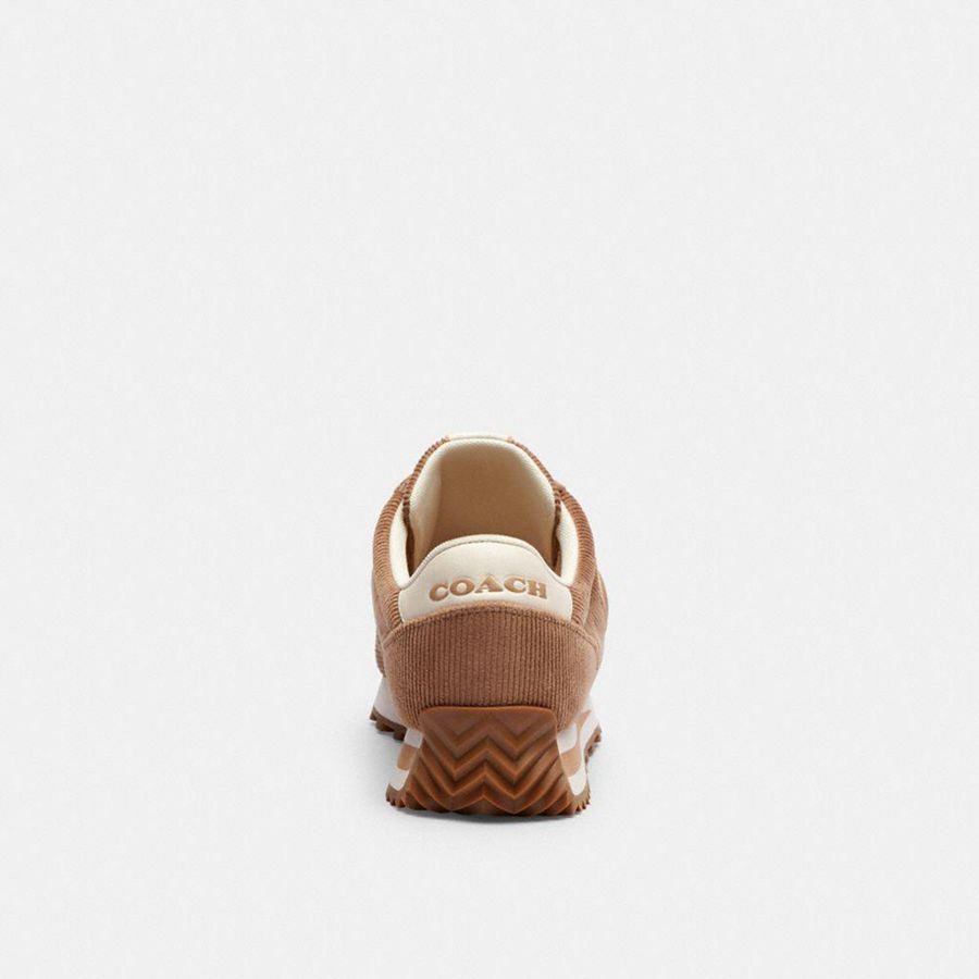 Tenis COACH Runner Masculino Marrom | 61905UDGC