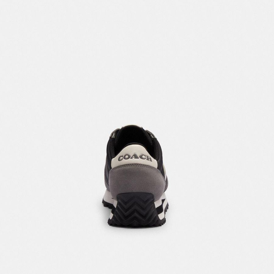 Tenis COACH Runner Masculino Pretas | 34826VSDY