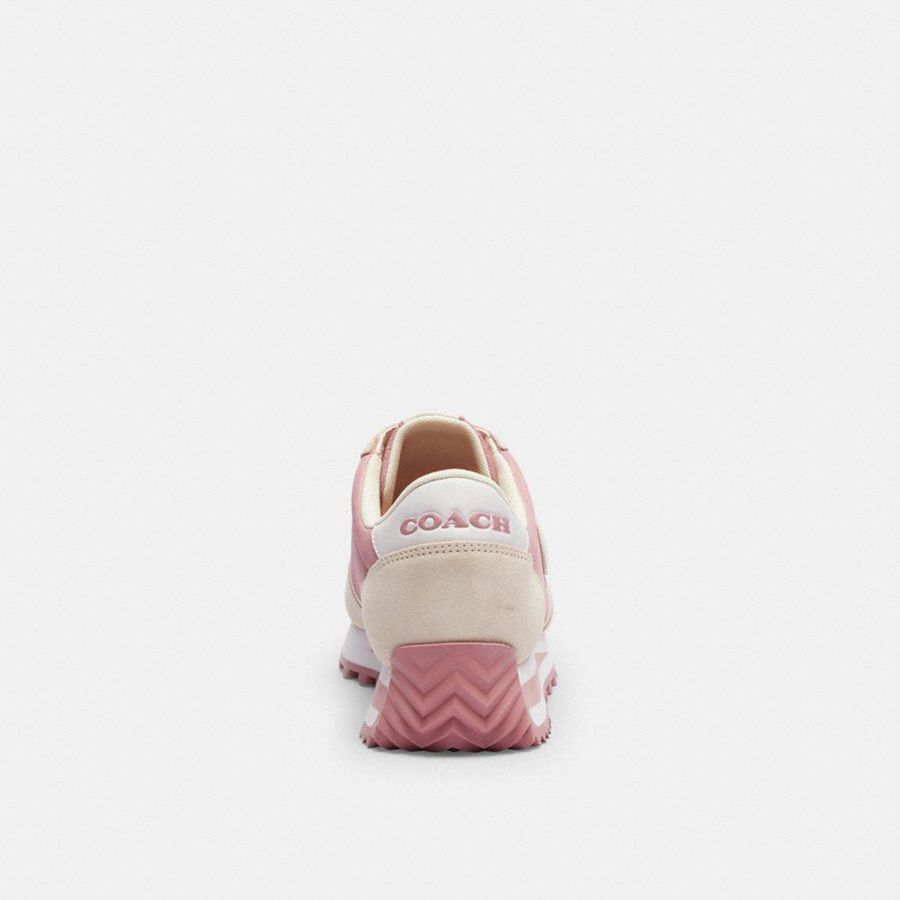 Tenis COACH Runner Masculino Rosa | 62134GWHM