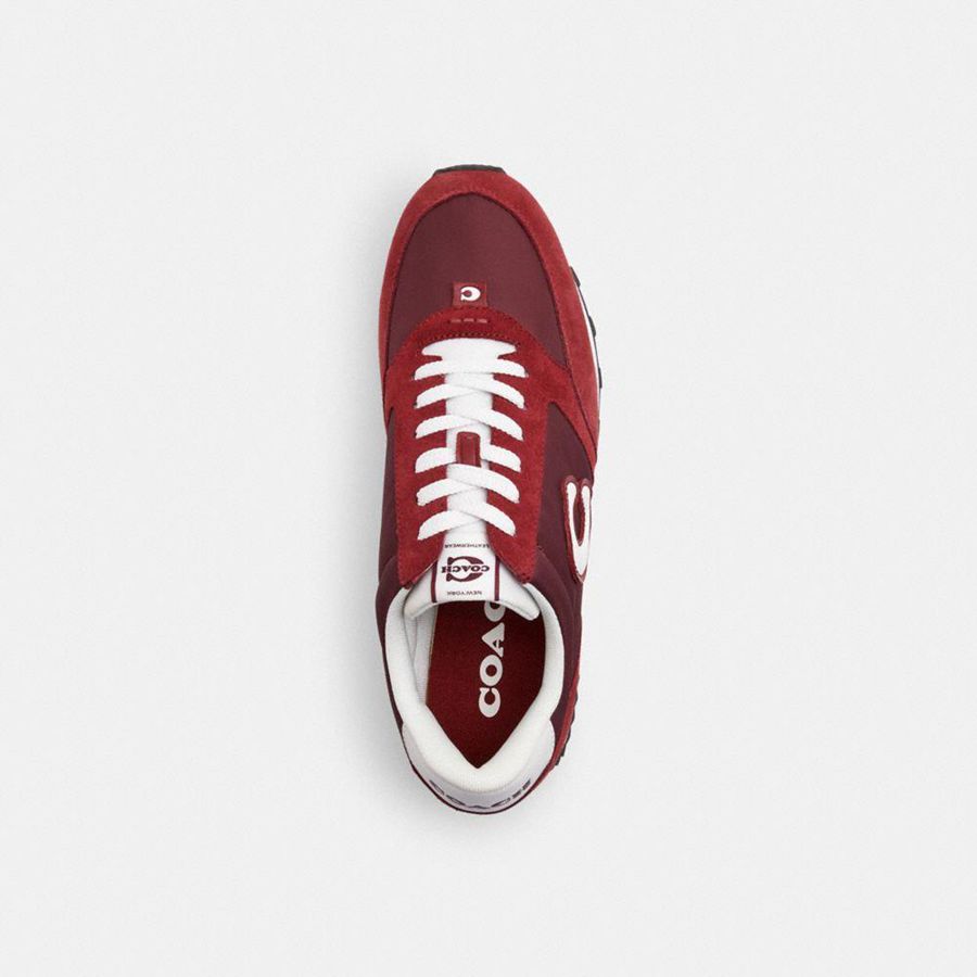 Tenis COACH Runner Masculino Vermelhas | 94613TCQE