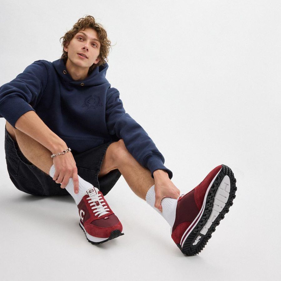 Tenis COACH Runner Masculino Vermelhas | 94613TCQE