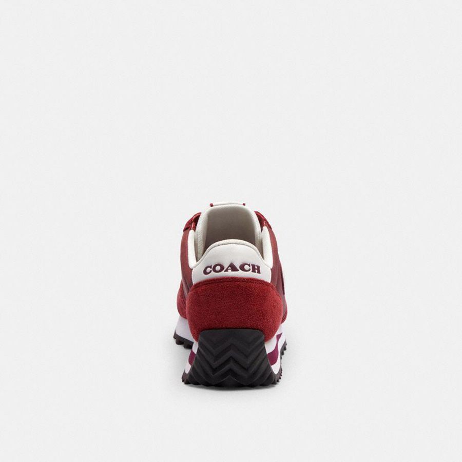 Tenis COACH Runner Masculino Vermelhas | 87290AKJE